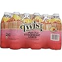 Nature’s Twist Sugar Free Strawberry Lemonade with Real Fruit Juice - Caffeine Free, Low Sodium, Natural Flavor, 16.9 Fl Oz Bottles (24-pack)
