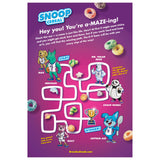 Snoop Cereal Fruity Hoopz Marshmallow Cereal, Sweetened Multigrain Cereal with Sweet Fruity Cereal Pieces and Marshmallows, 12 OZ Box