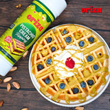Oriza Pistachio Cream Topping, 28oz/800g Bottle - Premium Pistachio Spread with 30% Pistachios, Palm Oil Free, Non-GMO, Natural Color - Dessert, Latte