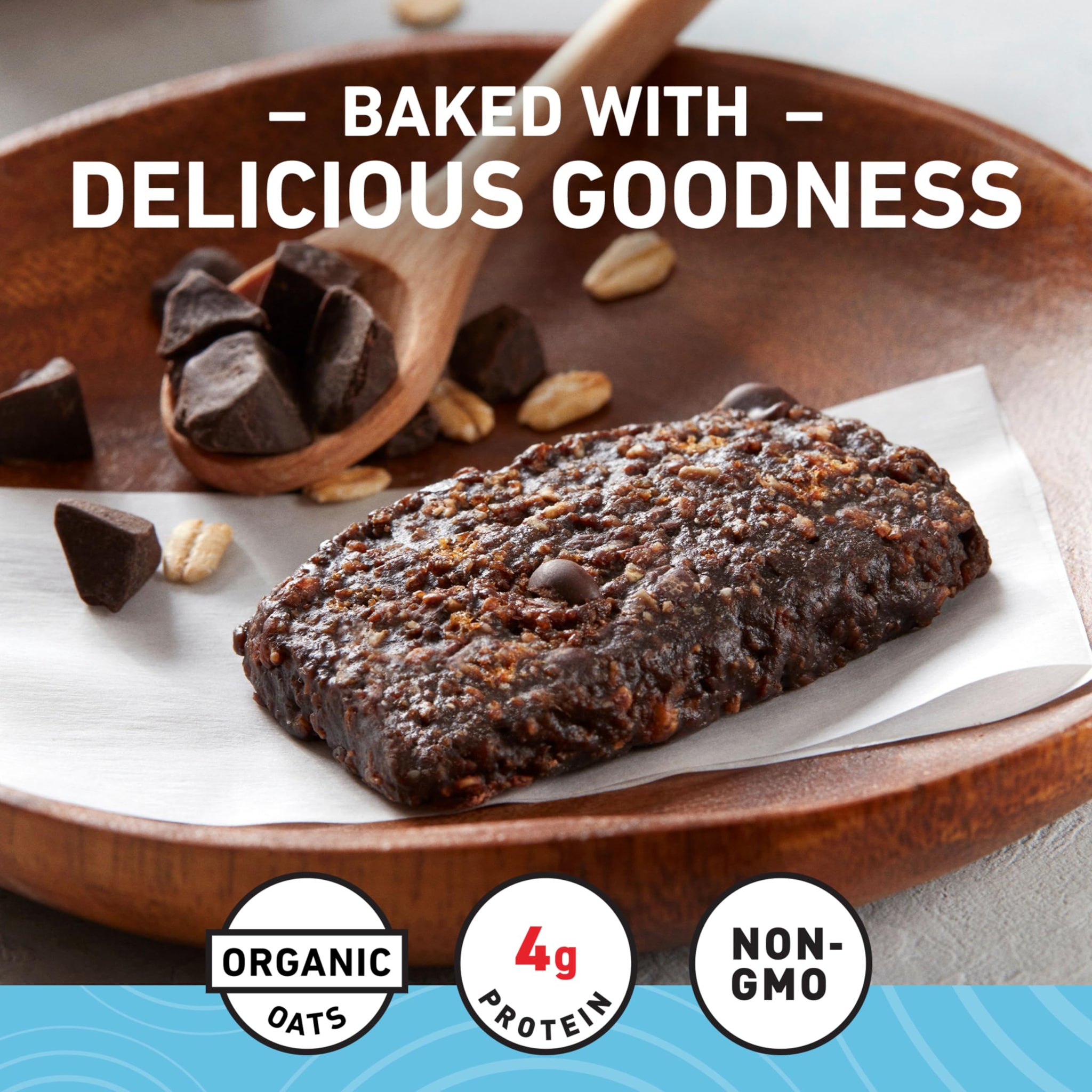 CLIF BAR Minis - Chocolate Brownie Flavor - Made with Organic Oats - 4g Protein - Non-GMO - Plant Based - Snack-Size Energy Bars - 0.99 oz. (20 Pack)