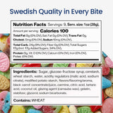 Sour Swedish Candy Chef Mix - Bubs Sour Candy - Chewy and Foamy - Hand Packed in Sweden .5LB