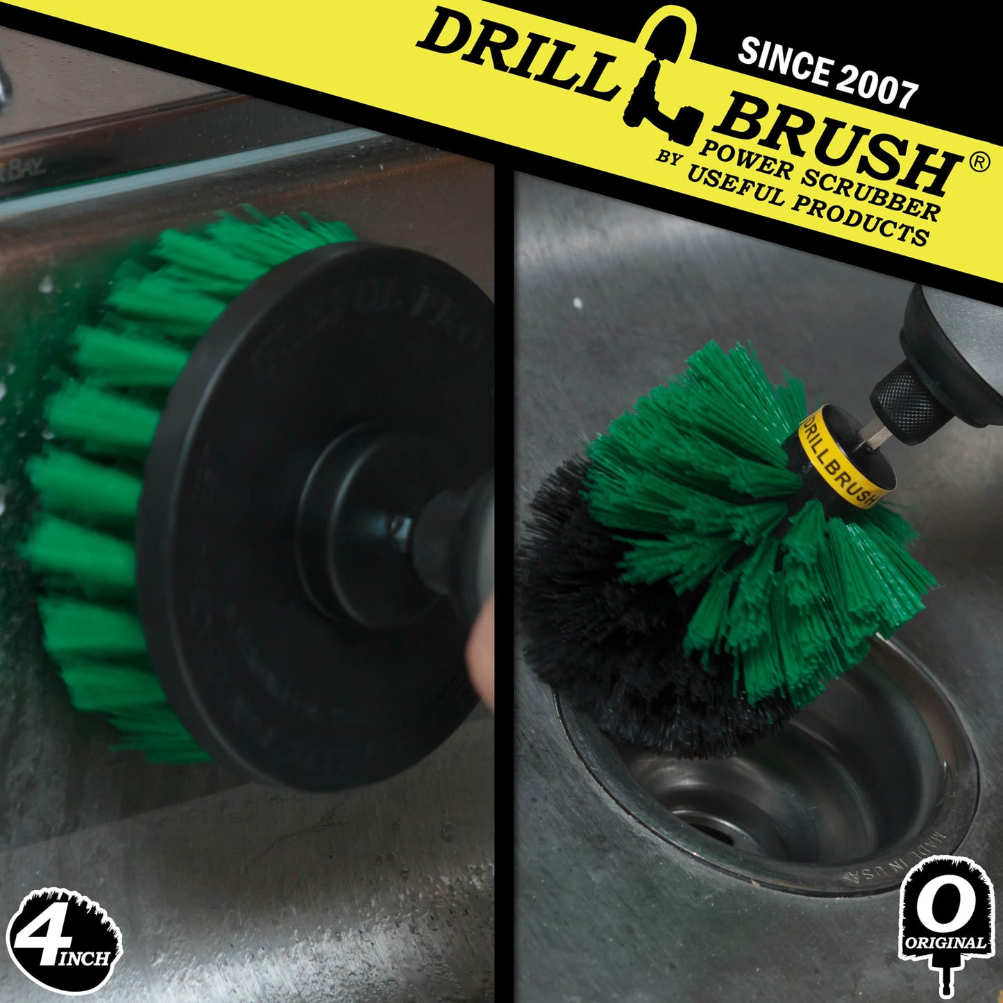 Household Kitchen Cleaners - Kitchen Cleaning Supplies - Cast Iron Skillet Scrubber - Pots and Pans Scrub Brush - Stovetop Cleaner - Oven Rack Shiner