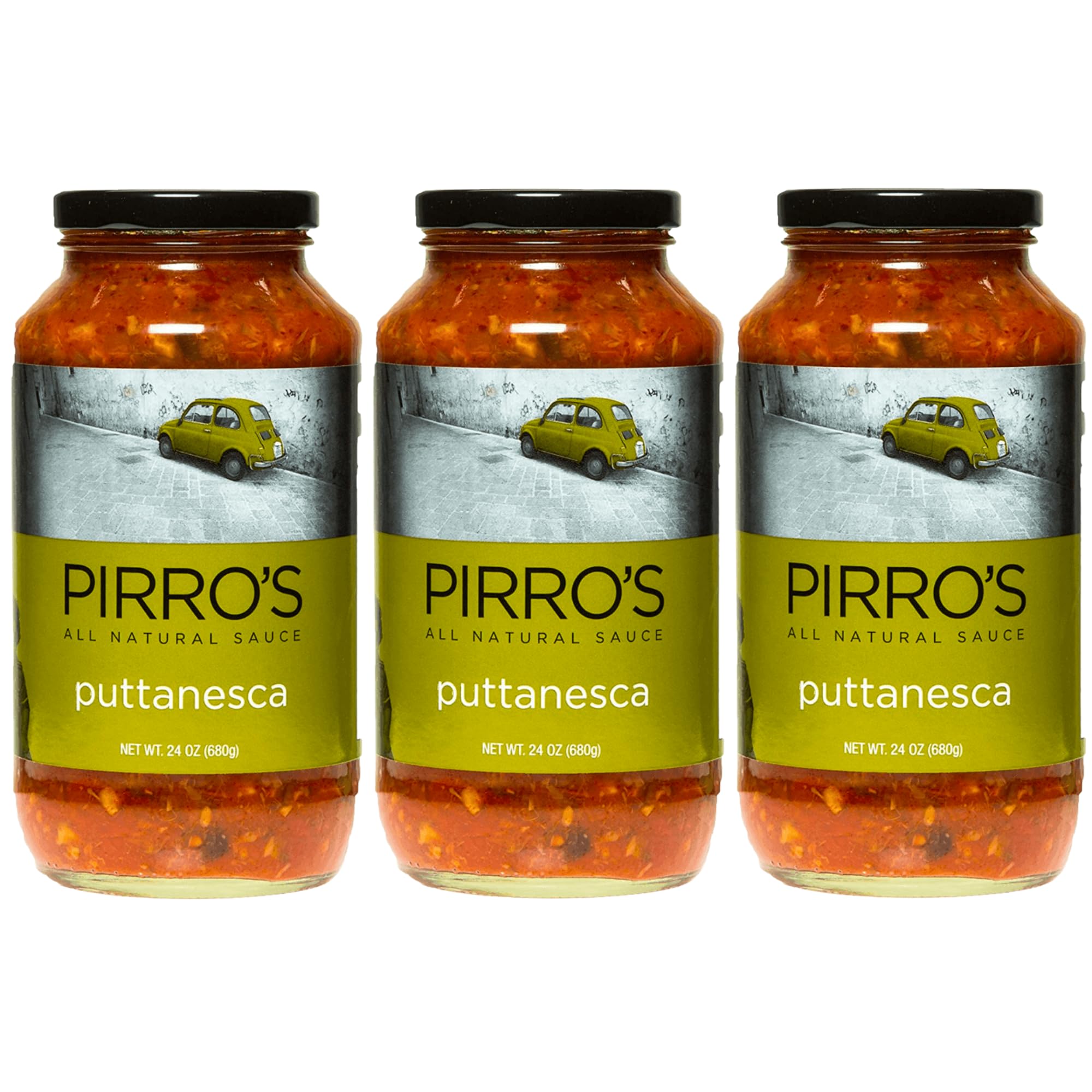 Pirro's Puttanesca, All Natural Sauce, 24 Ounce (Pack of 3)