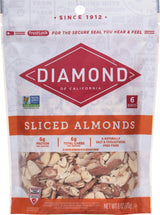 Diamond of California Sliced Almonds for Baking, Cooking and Salads, 6 oz.