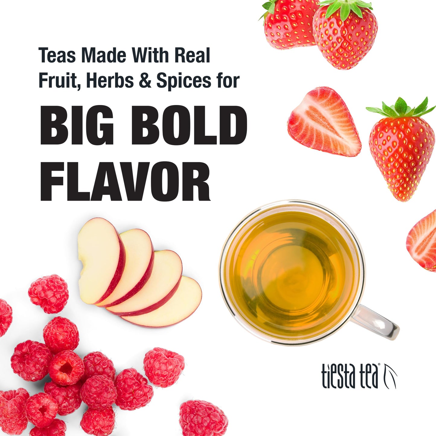 Tiesta Tea Pomegranatopia - Premium Loose Leaf Mixed-Berry Pomegranate White Tea | Low-Caffeine Blend | Hot & Iced | 3.5 Ounce Refillable Tin | Brews