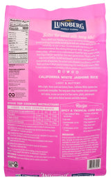 Lundberg Family Farms - White Jasmine Rice, Premium Long Grain Bulk Rice, Non-Sticky Texture, California-Grown, Light, Buttery Flavor, Pleasant Aroma, Gluten-Free, Non-GMO, Vegan, Kosher (10lb)