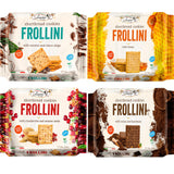 Tea Biscuits Cookies - Italian Shortbread Cookies - 4 Flavors - Breakfast Biscuits - Coffee Cookie Variety - Italian Cookies from Italy - Chocolate