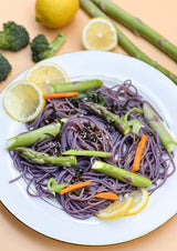 Big Green Organic Food- Organic Purple Yam + Millet Spaghetti, Premium Ube, Gluten-Free, Vegan (1)