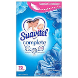 Suavitel Complete Fabric Softener Dryer Sheets, Field Flowers - 70 count