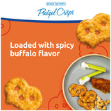 Snack Factory Buffalo Wing Pretzel Crisps, Non-GMO, 7.2 OZ Resealable Bag