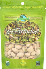 International Harvest Organic Pistachios Raw In Shell, 4 OZ