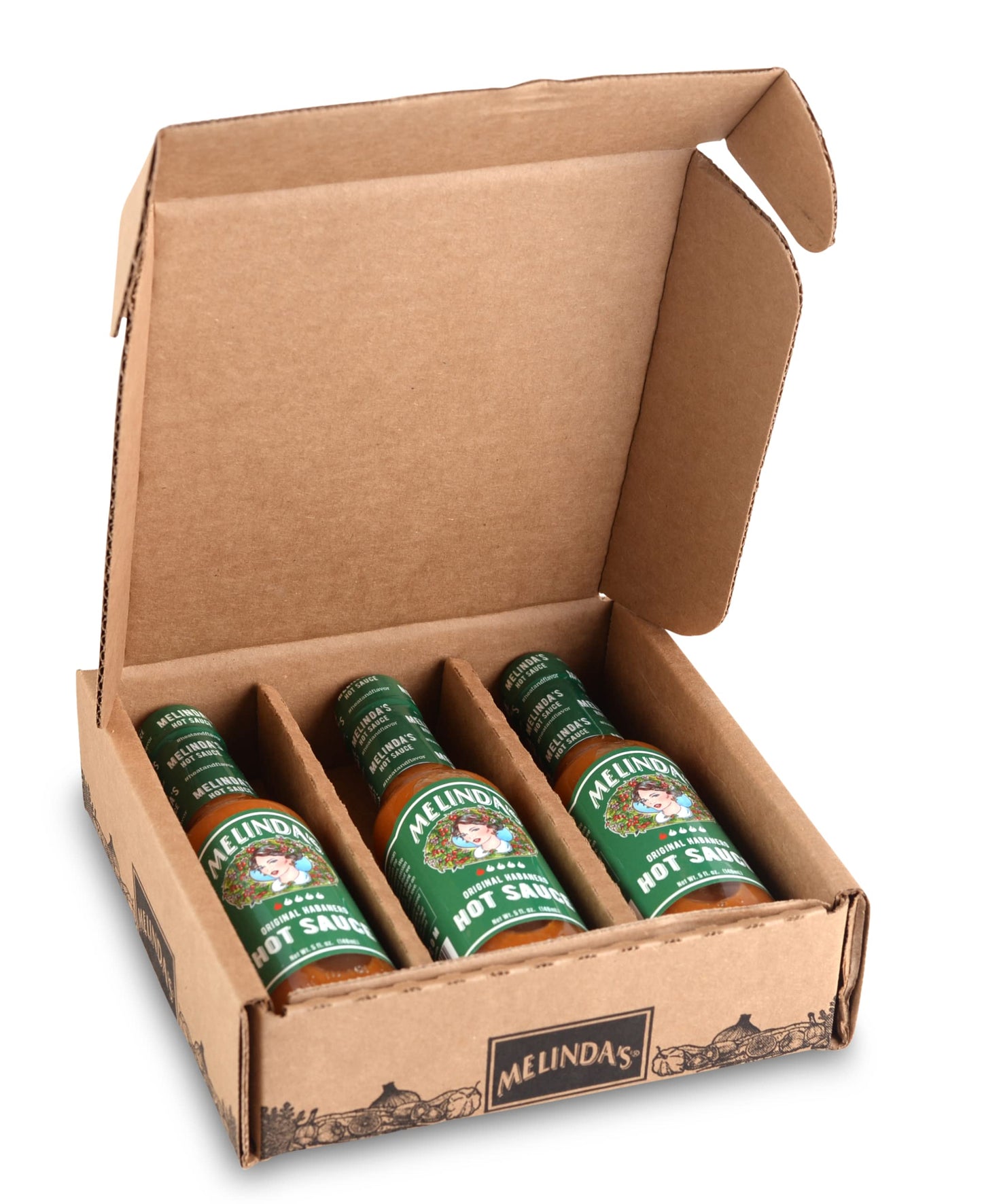 Melinda’s Original Habanero Hot Sauce - Made with Habanero Peppers, Carrots, Onion, Vinegar & Garlic - Keto, Vegan, Gluten Free Hot Sauce - 5oz, 3