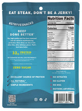Stryve Protein Snacks - Better Than Jerky Steak - Grassfed Beef Biltong | 32g Protein, Sugar Free, Zero Carbs, Gluten Free, Dairy Free, Keto & Paleo