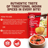 MTR Indian Spices Chutney Powder - Masala Rice Seasoning Indian Meals, 6pk