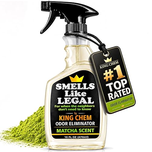 Smells Like Legal™ Matcha Odor Eliminator Spray - Powerful Commercial-Grade - Eliminates Smoke, Pet & Food Odors at source - Fabric-Safe, Non-Staining