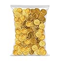 The Snackery, Large Kennedy Half Dollar Gold Foil Coins, 180 Pieces Individually Wrapped, Milk Chocolatey Coins (2 lb)