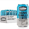 Stubborn Soda, Agave Vanilla Cream Soda, 12 Fl Oz Cans (Pack of 12)
