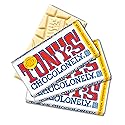 Tony’s Chocolonely Belgian White Chocolate Candy Bar, Pure Chocolate Bars for Snacks, Party Favors, Gifts, Baking, or Gift Basket, Made From Quality