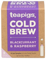Teapigs Blackcurrant and Raspberry Cold Brew Tea Bags (1 Pack of 10 Tea Bags)