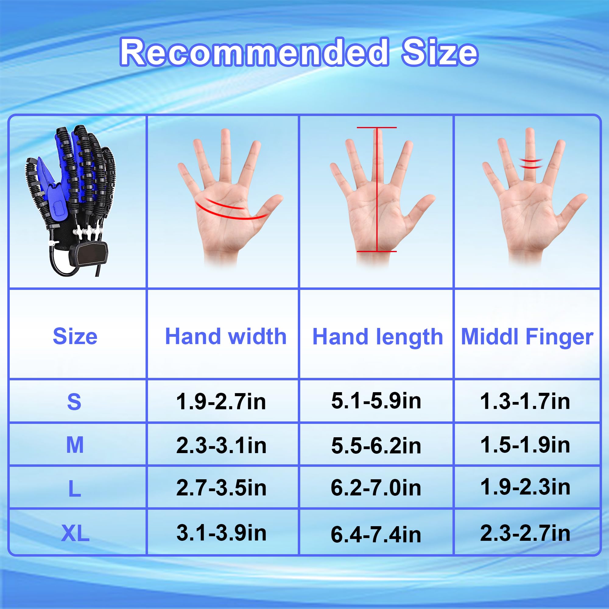 LCNAYCN Robotic rehabilitation gloves,Robot Rehab Gloves Recovery Equipment