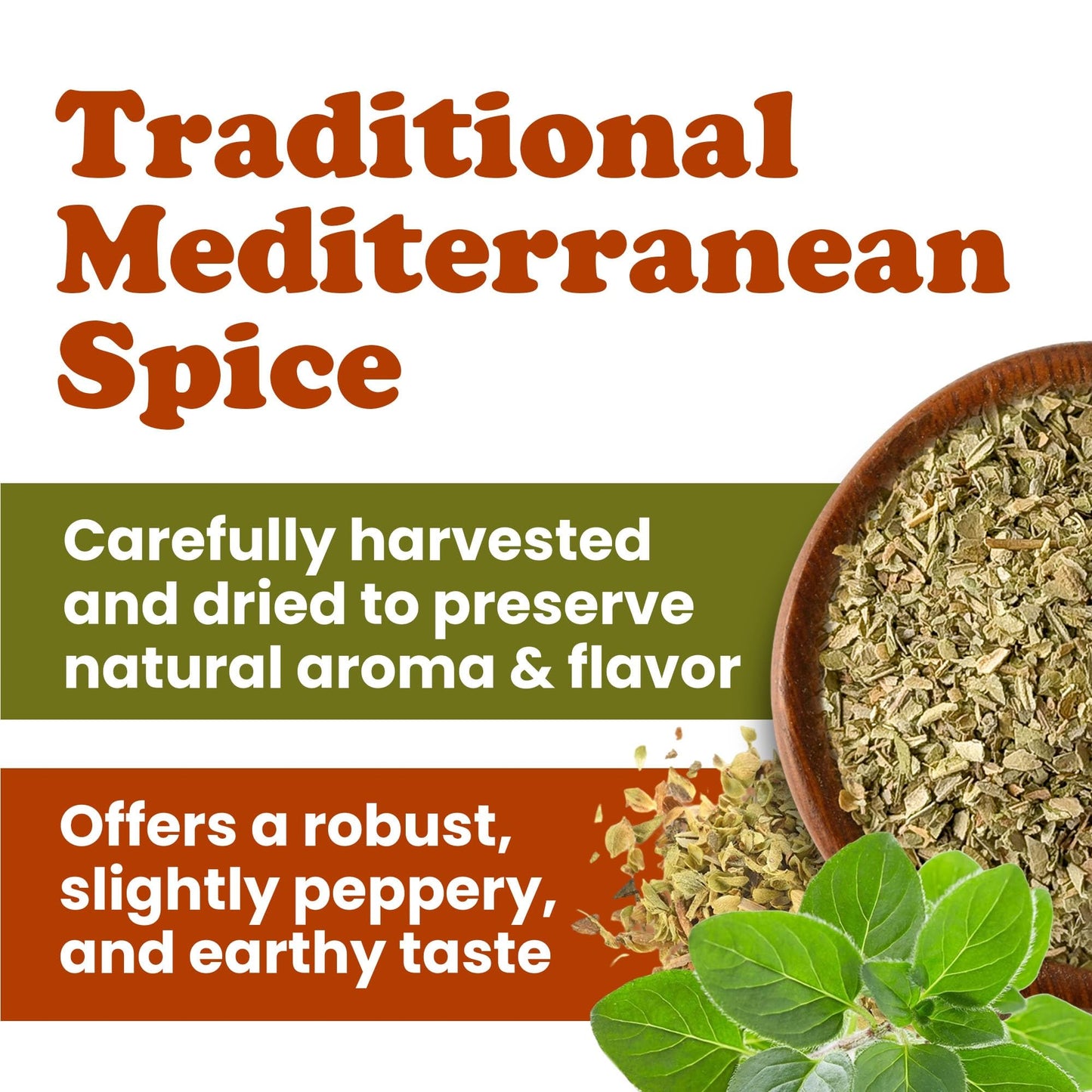 Food to Live Oregano, 2 Pounds - Whole Dried Leaves for Cooking and Baking. Traditional Mediterranean Spices. Vegan, Kosher, Bulk
