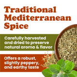 Food to Live Oregano, 2 Pounds - Whole Dried Leaves for Cooking and Baking. Traditional Mediterranean Spices. Vegan, Kosher, Bulk
