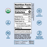 ARDOR ENERGY Sparkling Water with 100mg Natural Caffeine & 200mg L-Theanine from Organic Green Tea for Smooth Energy & Focus | Healthy Energy Drink |
