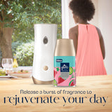 Glade Automatic Spray Refill, Watermelon & Cucumber, Scented Air Freshener for Home and Bathroom, 6.2 Oz