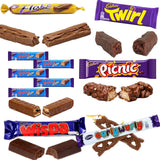 Cadbury Chocolate Gift Box - Bulk Chocolate Bars and Bags of Cadbury Chocolate Favourites (60 Bars)