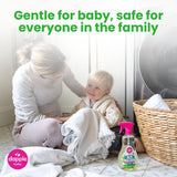 Dapple Baby Stain Remover Spray - 16.9 fl oz Bottle - Fragrance-Free, Plant-Powered & Hypoallergenic - Baby Stain Remover Cleaning Spray for Cloth