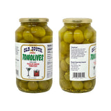 Old South Tomolives (2 Pack, 32 fl oz each) bundled with complementary 4-count Coasters | Ultimate Martini Garnish | Great Cocktail Snack