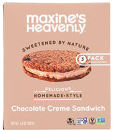 Maxines Heavenly Cookies Chocolate Creme Sandwich Cookie, 4.6 OZ