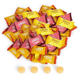 Ginger Candy Assorted Fruit Flavors, 2 lb bag, Individually Wrapped Healthy Candy, The Sweet and Spicy Natural Remedy for Anti-Nausea and Digestion