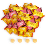 Ginger Candy Assorted Fruit Flavors, 2 lb bag, Individually Wrapped Healthy Candy, The Sweet and Spicy Natural Remedy for Anti-Nausea and Digestion