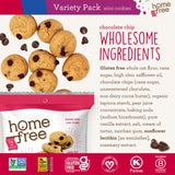 Homefree Treats You Can Trust Gluten Free Mini Cookies, Single Serve, Variety Pack (Pack of 30)