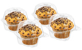 Fresh Bakery Muffins | Chocolate Chip Muffins | 4 Individually Wrapped Muffins Included | Delicious Coffee Cake | 4 oz Per Muffin | Stern’s Bakery