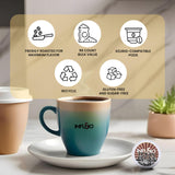 InfuSio Flavored Coffee Pods Variety Pack - 96 Count, 12 Gourmet Medium Roast Dessert-Inspired Blends like Bananas Foster & Crème Brûlée, Compatible