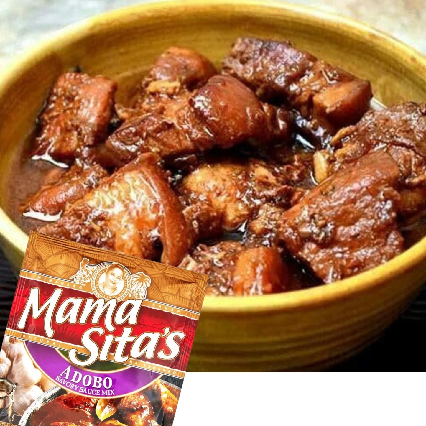 Mama Sita's Adobo (Savory Sauce Mix) - 1.76o Ounce (Pack of 3)