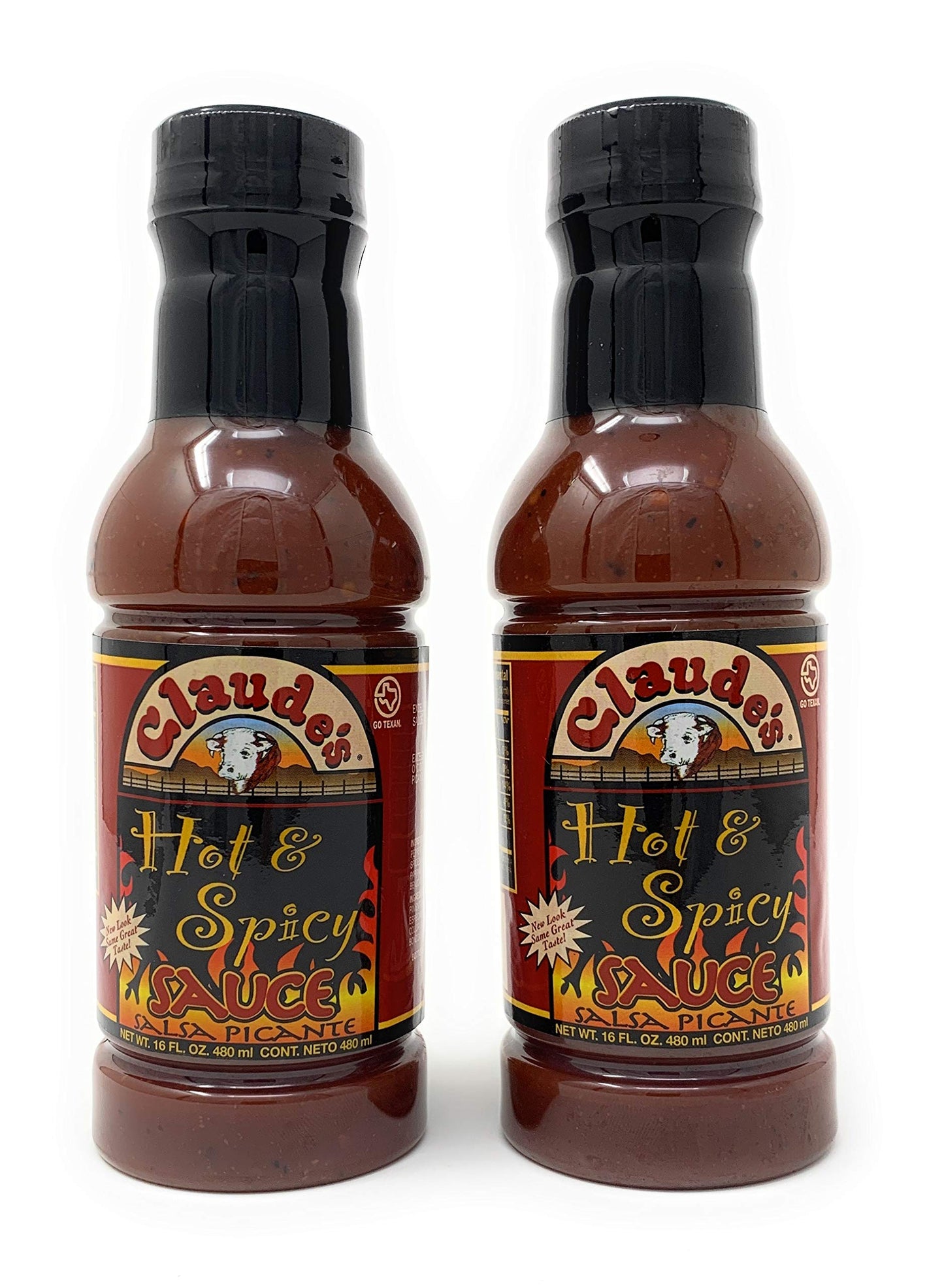 Claudes Hot and Spicy Sauce 16 Ounce Bottle Pack of 2