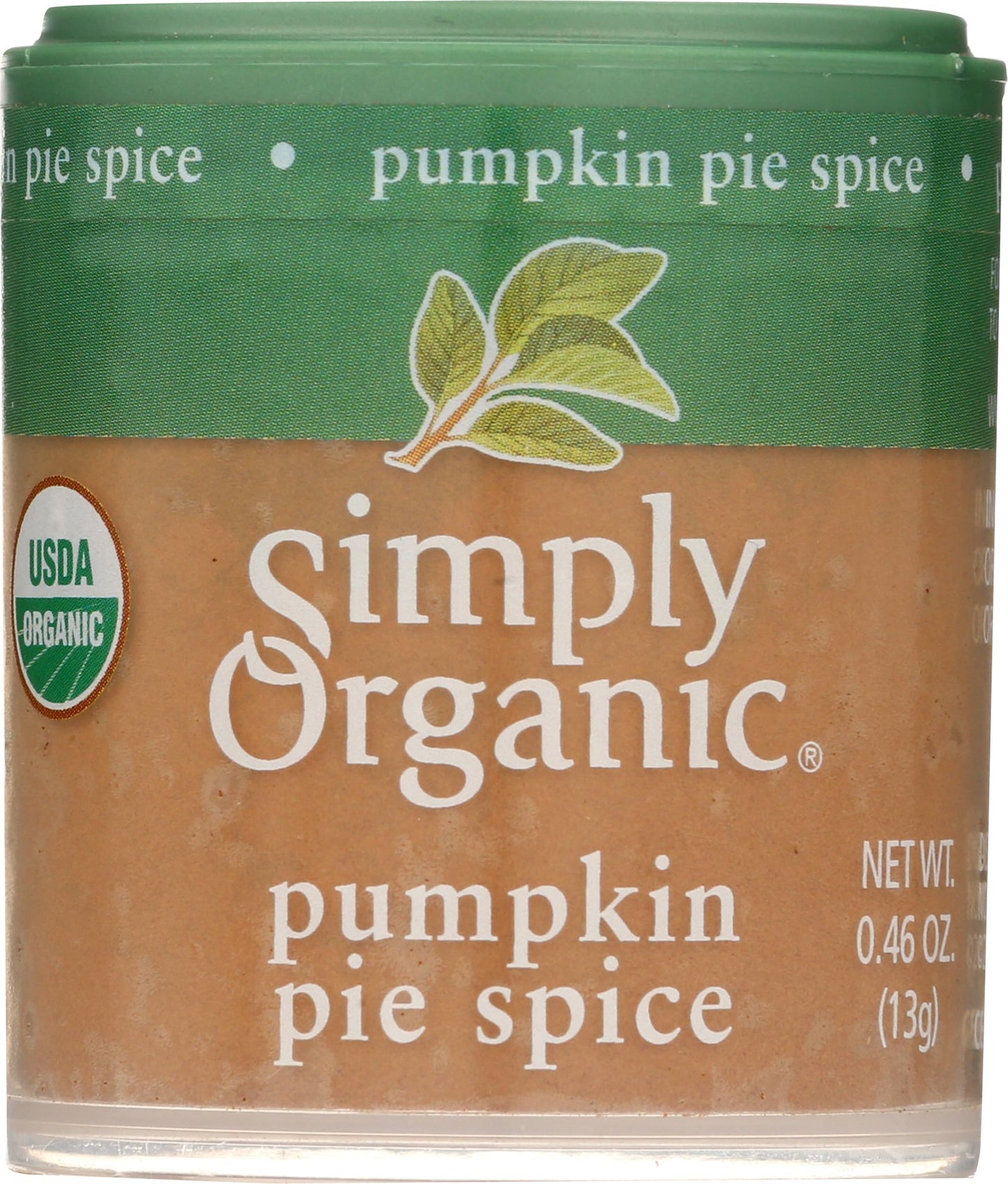 Simply Organic Pumpkin Pie Spice, Certified Organic, Kosher, Mini Spices | 0.46 Ounce (Pack of 1)