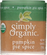 Simply Organic Pumpkin Pie Spice, Certified Organic, Kosher, Mini Spices | 0.46 Ounce (Pack of 1)
