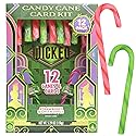Limited Edition Wicked Candy Canes with Candygram Cards, Christmas Party Exchange Kit, Stocking Stuffer Treats, 12 Count, 5.29 Ounces