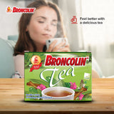 Broncolin Tea, Natural Remedy, Herbal Tea Made with Plant Extracts, 2-Pack of 25 Tea Bags