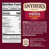 Snyder's of Hanover Honey Mustard & Onion Flavored Pretzel Pieces, 11.25 Oz