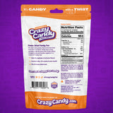 Freeze Dried Peach Ring-Style Candy, Crazy Candy Peach Puffs - Intense Fruity Crunchy Candy, Sweet & Tart Peach Flavor, Gummy to Crisp Snack