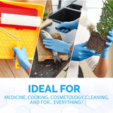 UniGroup Care Disposable Latex Free Large Nitrile Gloves [100 Pcs] - Powder Free Medical Exam Long Gloves - Medical and Food Grade - 3 Mil - Touch