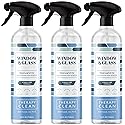 Therapy Clean Window & Glass Cleaner 24 oz. (3-Pack) - Streak-Free, Ammonia-Free Mirror, Shower & Car Window Cleaner Spray for Indoor & Outdoor Use