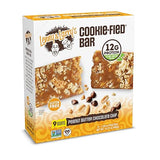 Lenny & Larry's Cookie-fied Protein Bar - Peanut Butter Chocolate Chip Vegan 9x45g - Healthy Snacks with 12g Plant Protein & 5g Fiber - Gluten Free