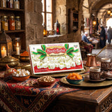 HazerBaba Double Roasted Turkish Delight Candy with Nuts,12.3oz (Pack of 1)