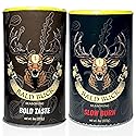 Bald Buck Seasoning Pack of 2, 8 Oz (1 Bold Taste + 1 Slow Burn) | Rib Rub BBQ Chicken Seasoning | BBQ Seasoning and Rub | Rotisserie Chicken